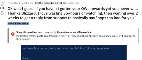 一個月後 《守望2》玩家終於拿到了應得的獎勵