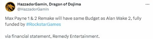 R星全額資助馬克思佩恩1&2RE 預算與心靈殺手2相當