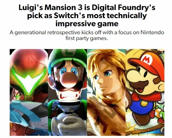 數毛社評選NS技術最佳遊戲:《路易基鬼屋3》獲勝