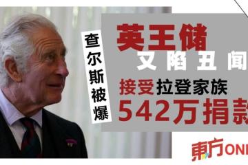 英王儲又陷醜聞　被爆接受拉登家族542萬捐款