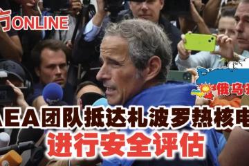 【俄烏開戰】IAEA團隊抵達札波羅熱核電廠　進行安全評估