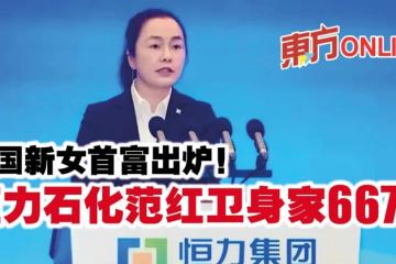中國新女首富出爐！　恆力石化范紅衛身家667億
