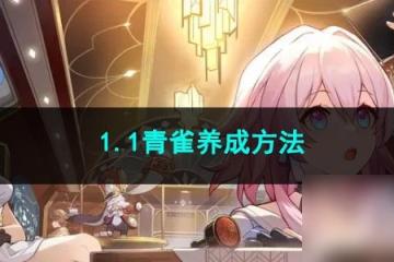 崩壞星穹鐵道1.1青雀養成方法