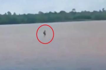 印尼神秘男「水上漂」視頻瘋傳 專家指這幾點很可疑