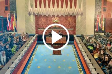 雪蘇丹購買諷刺油畫：「國會坐滿猩猩猴子青蛙」