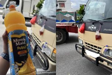 馬國男子羅厘拋錨受困快速公路 網上求助後網民踴躍送餐