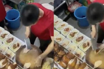 馬國雞飯攤一塊雞胸分三盤飯 網民：難怪覺得「肉少少」