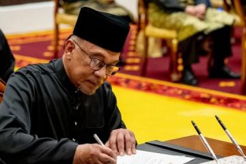 【直播】安華於馬國國家皇宮 宣誓出任第十任首相