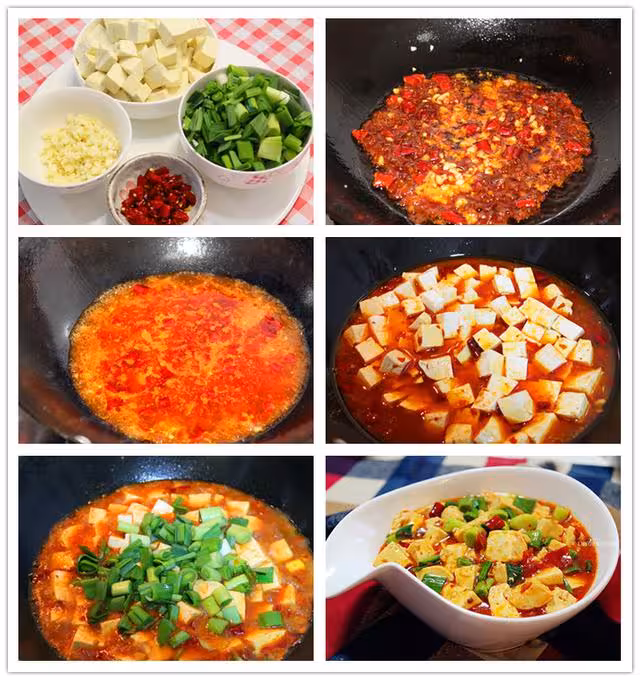 一塊豆腐的N種做法  家常版豆腐宴