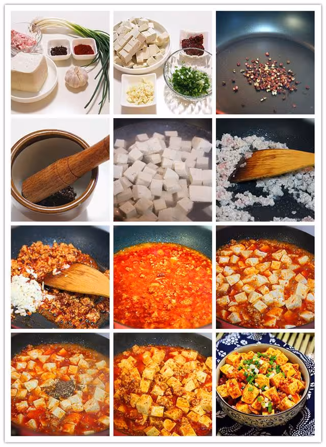 一塊豆腐的N種做法  家常版豆腐宴