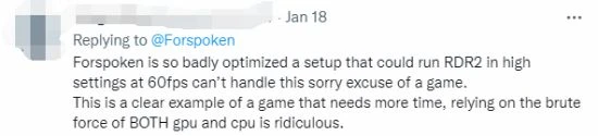 《Forspoken》配置過高引熱議 網友：不是優化不行？