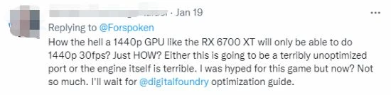 《Forspoken》配置過高引熱議 網友：不是優化不行？