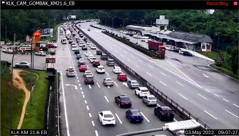 開齋節第二天　往東海岸車流量仍多