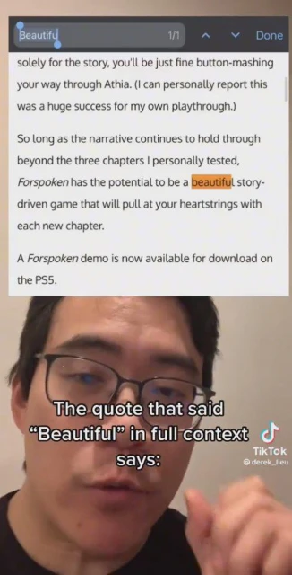 誤導玩家？曝《Forspoken》宣傳片存在斷章取義現象