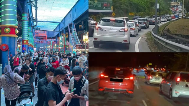 馬國五天連假雲頂人多車多 網民：這叫度假嗎？