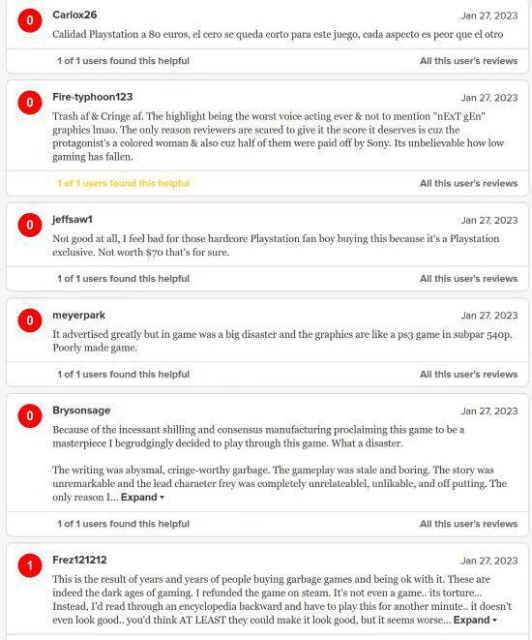 《Forspoken》M站遭差評轟炸：超多玩家打出0分！