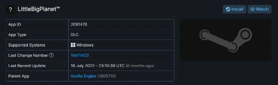 又一獨占上PC？索尼《小小大星球》出現在Steam後台