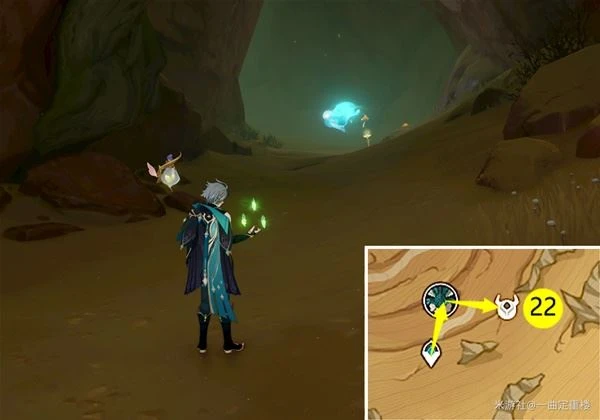 原神千壑沙地仙靈位置一覽