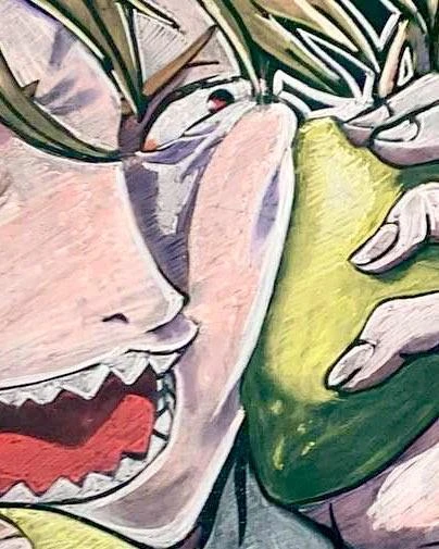 高能網友打造《鈴芽之旅》主題黑板畫