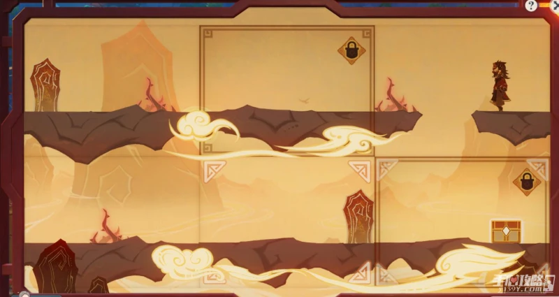 《原神》紙映成戲翻山第三場怎麼過