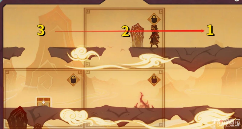 《原神》紙映成戲翻山第二場怎麼過