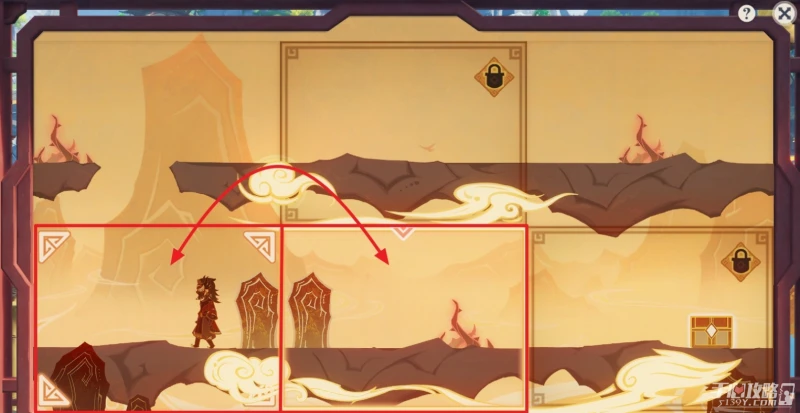 《原神》紙映成戲翻山全關卡攻略