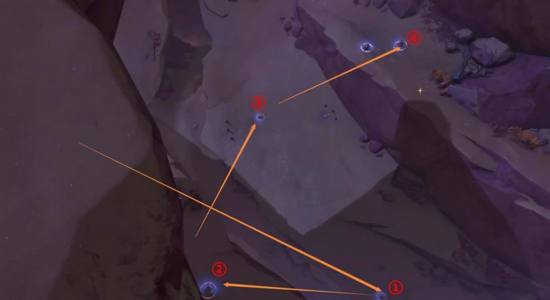 原神亡者狹廊火元素方碑順序