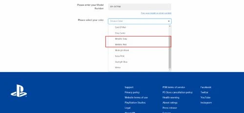PS5或將推出新款金屬配色手柄 官方保修頁面現端倪