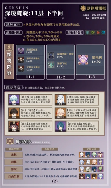 原神3.4深境螺旋12層攻略 上下半層打法技巧