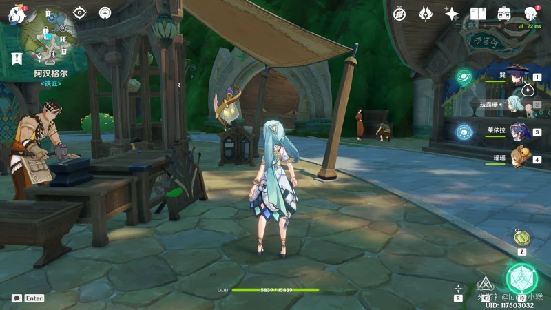 原神薔薇再開時第四天麗莎位置