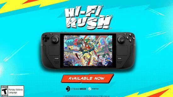 《Hi-Fi RUSH》通過SteamDeck驗證:隨時隨地遊玩!