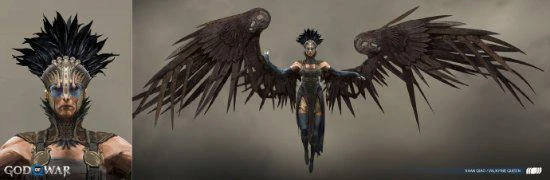 國人設計師分享《戰神5》概念設計：女武神很兇惡