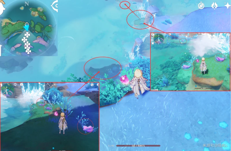 原神珊瑚真珠採集路線2023