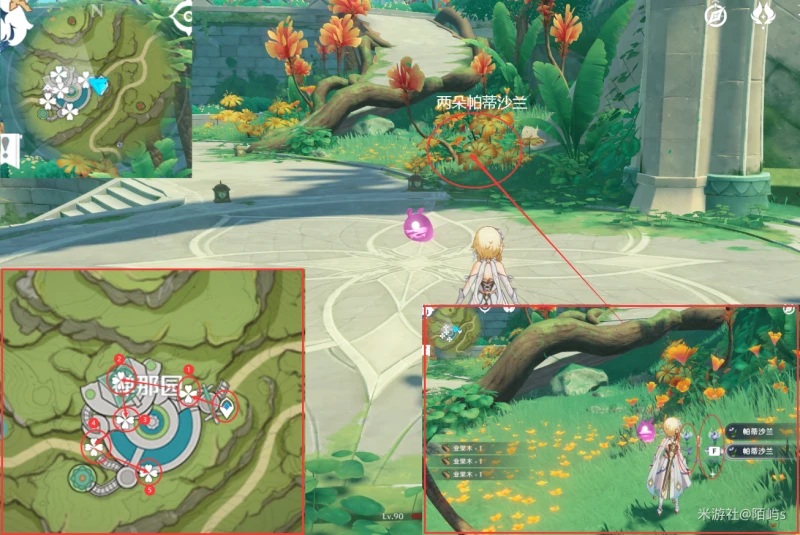 原神帕蒂沙蘭採集路線2023