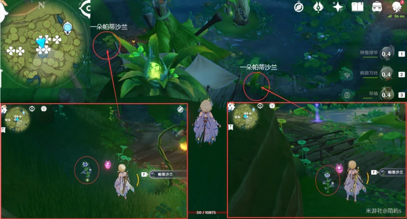 原神帕蒂沙蘭採集路線2023