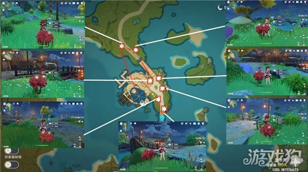 原神霓裳花採集路線一覽 38朵位置分享