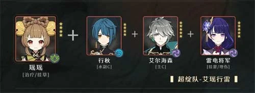 原神瑤瑤能和誰搭配