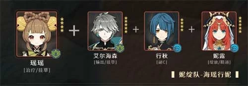 原神瑤瑤能和誰搭配