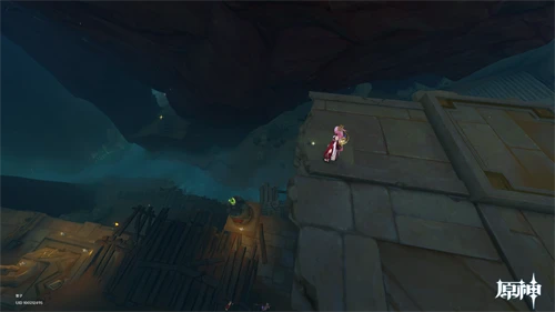 原神巨人峽穀草神瞳在哪