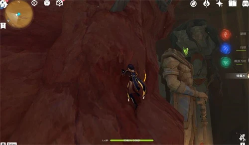 原神巨人峽穀草神瞳在哪