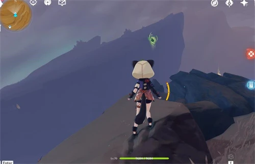 原神巨人峽穀草神瞳在哪