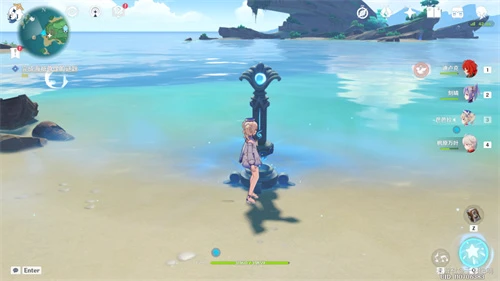 原神孤獨的海獸解謎方法