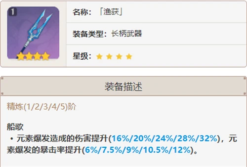 原神米卡四星武器推薦