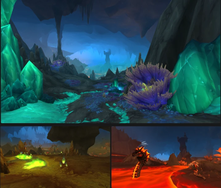 魔獸世界10.1新大型馭龍區域Zaralek洞穴介紹