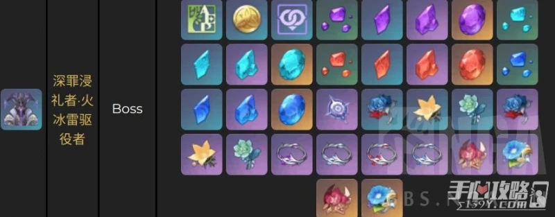 《原神》3.6 40體BOSS掉落素材大全