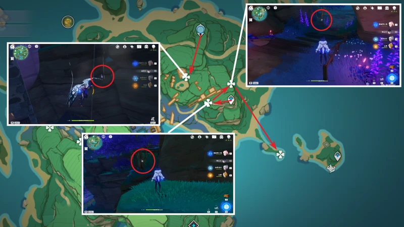 原神鬼兜蟲收集路線