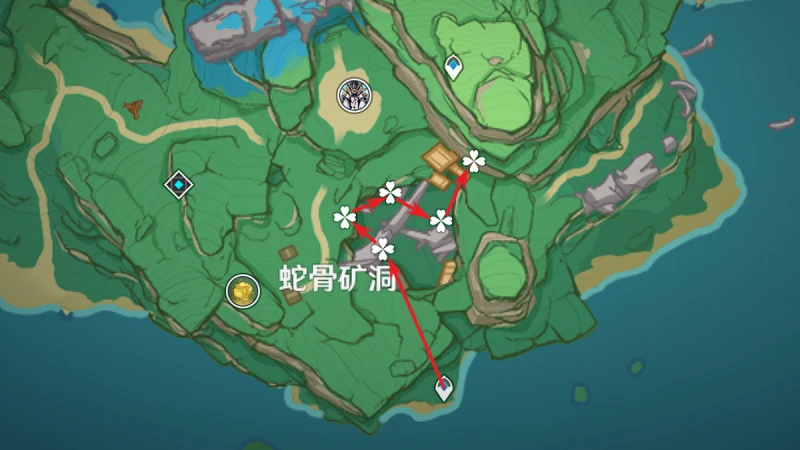 原神鳴草收集路線