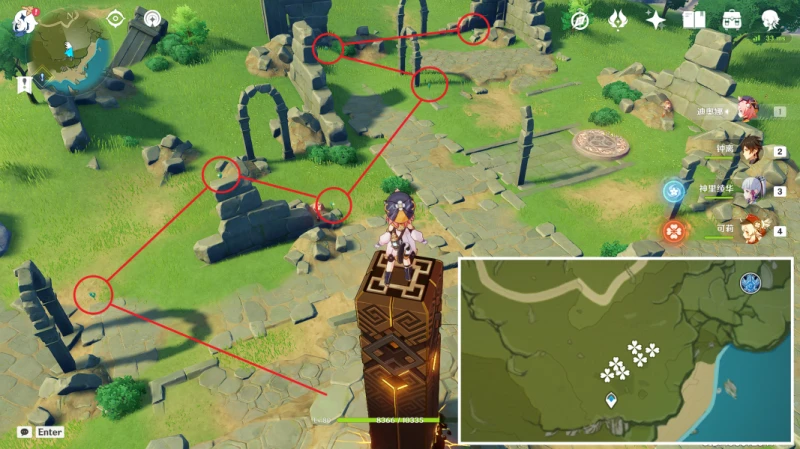 原神小燈草收集路線