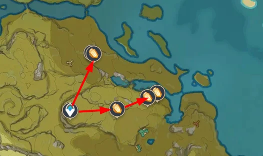 原神石珀採集地點地圖位置