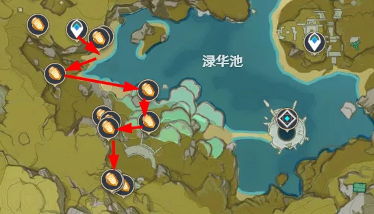 原神石珀採集地點地圖位置